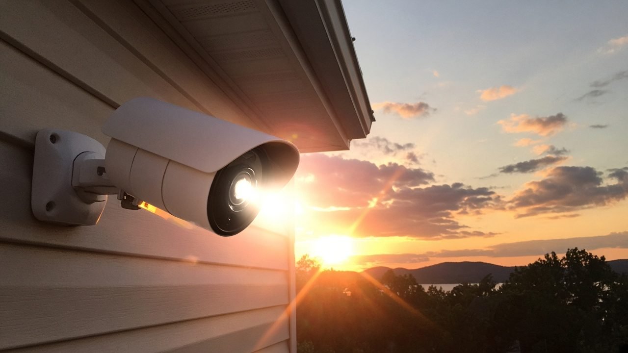 Kamera falsch gegen die Sonne montiert
