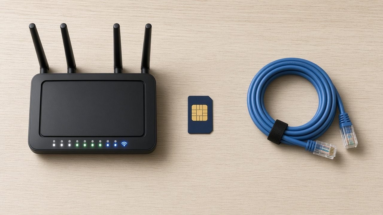 Vergleich Kameraverbindungen WLAN 4G PoE
